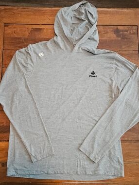 Greyson Men's Slim Long-Sleeve Crew in Heather Gray XL